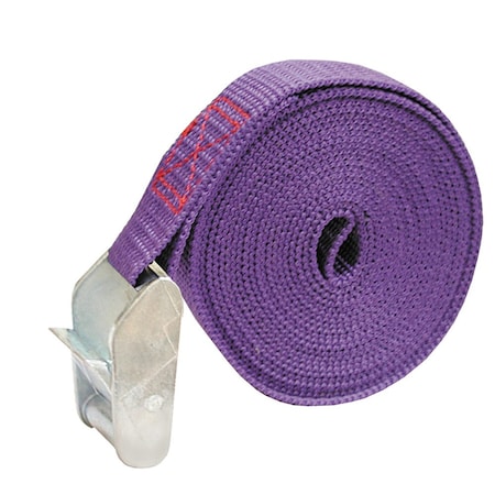 Jones Stephens 1in. x 12ft Cam Strap, Purple S20105